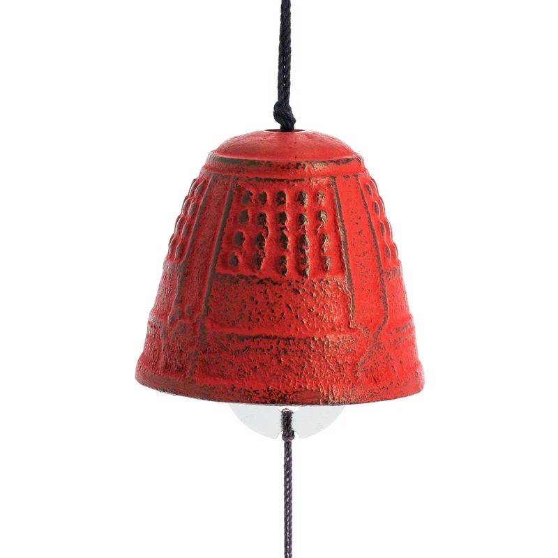 Cloche Feng Shui Iwachu Rouge 4,5 cm