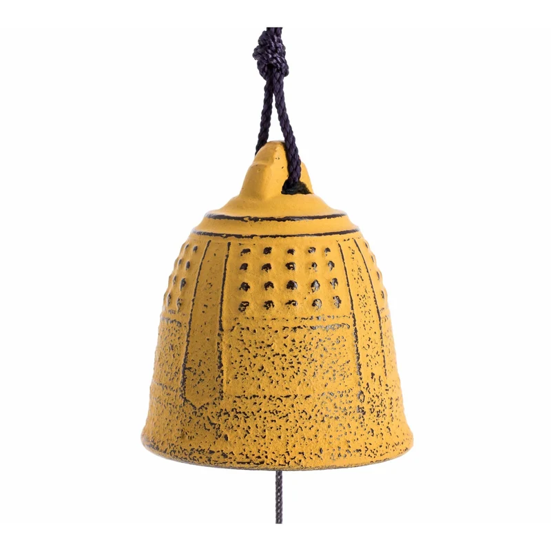 Cloche Feng Shui Furin Iwachu Jaune 5,5 cm