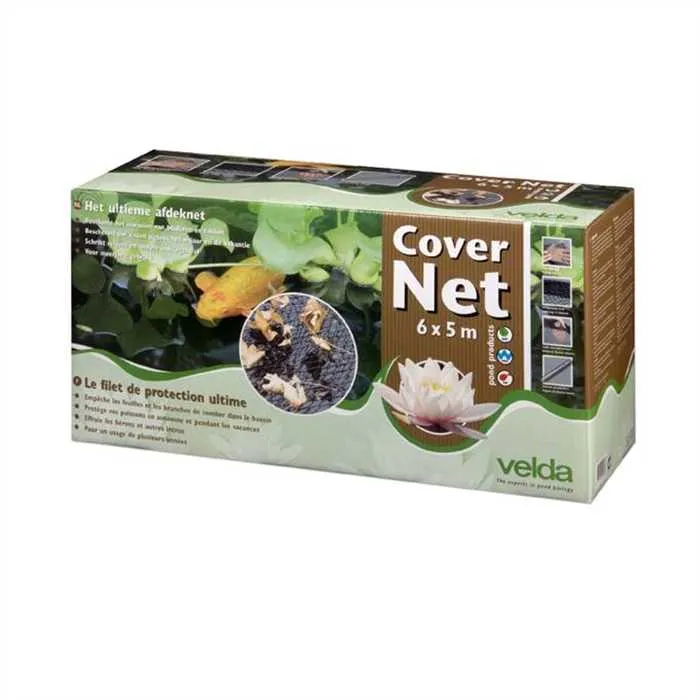 CoverNet 6 X 5M - Filet de protection de haute qualité avec œillets - Velda