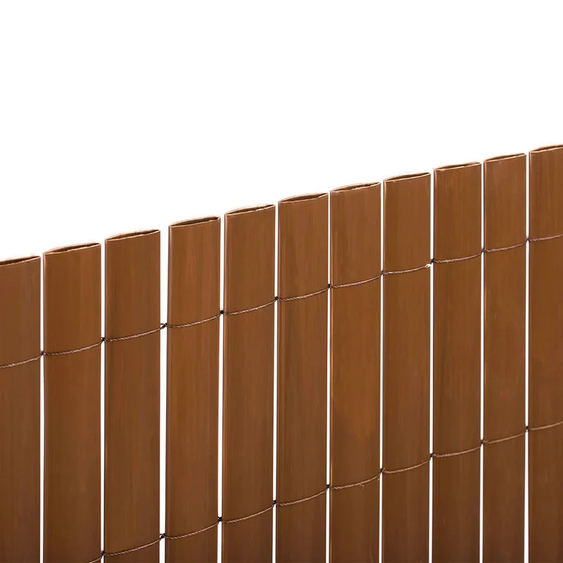 Canisse PVC Élégance Recycane 30mm Marron - Idéal Pour Les Clôtures 2x3 M / Multicolore