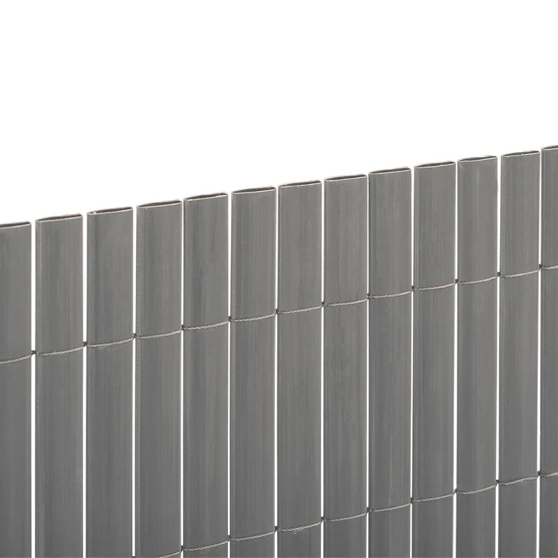 Canisse PVC Essential Recyclane 20mm Pierre Pour Jardins Et Terrasses 0,9x3 M / Multicolore