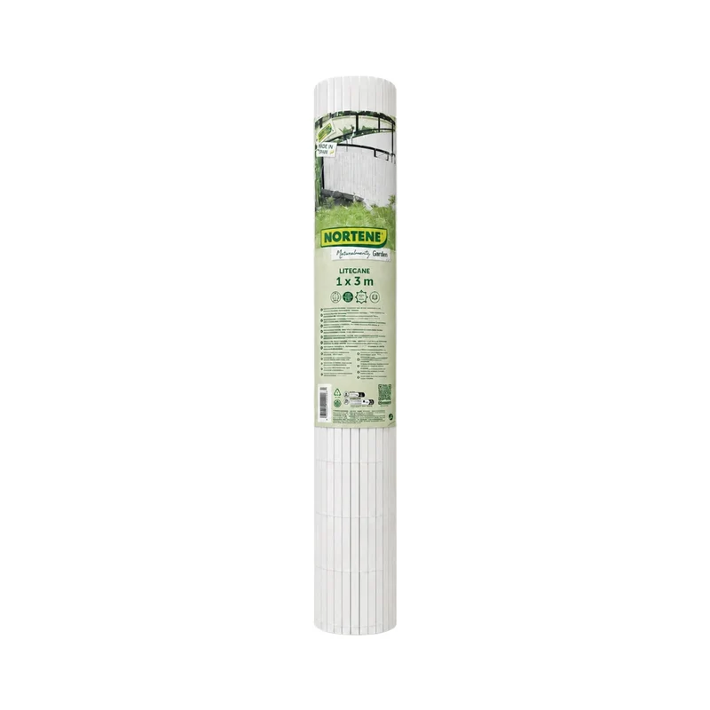 Canisse PVC Lite D/c 16mm Blanc - Idéal Pour Jardins 1,5x3 M / Multicolore