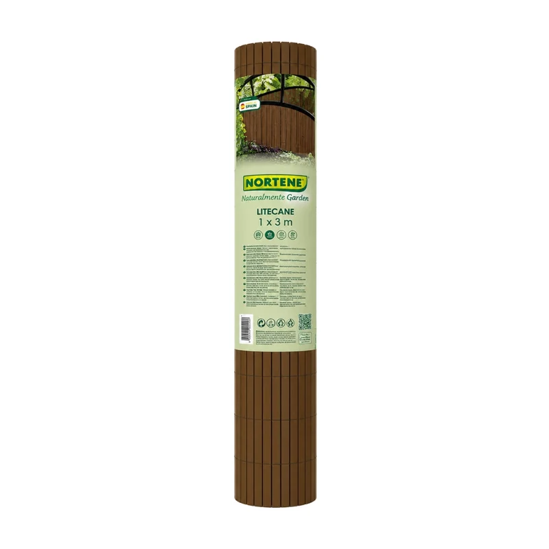 Canisse PVC Lite D/c 16mm Marron - Idéal Pour Vos Extérieurs 1x3 M / Multicolore