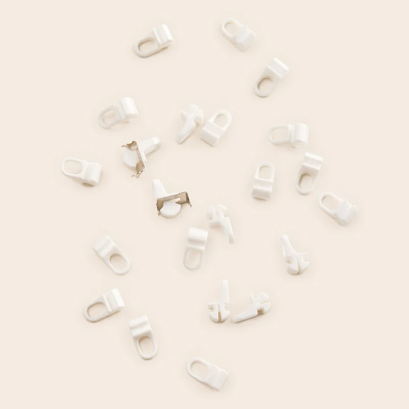 Lot de 20+2 galets RAYIA blanc mat
