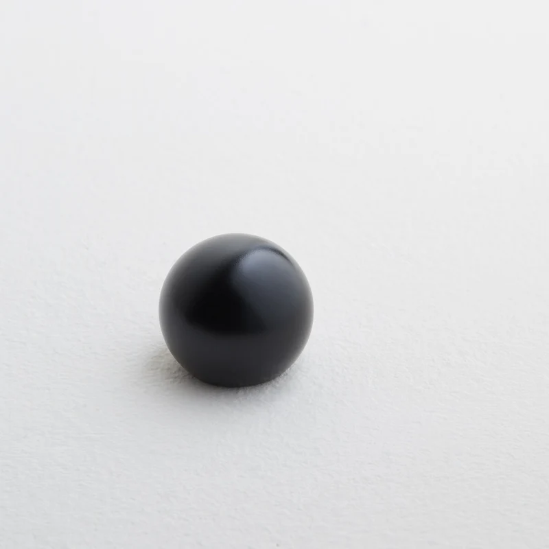Embout boule ALMA noir mat
