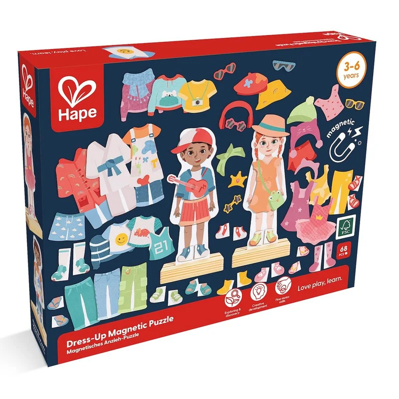 Jeu magnétique Hape à habiller
