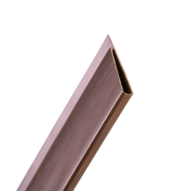 Profil Finition «u» Canisse Pvc Marron - Finition Parfaite Unique / Multicolore
