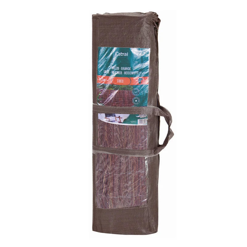 Canisse Bruyère et Coco : Naturelle et Résistante 1,5x3 M / Multicolore