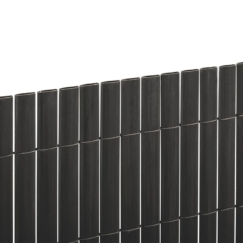 Canisse PVC Essential Recycane 20mm Anthracite - Clôture écologique 1,8x3 M / Multicolore