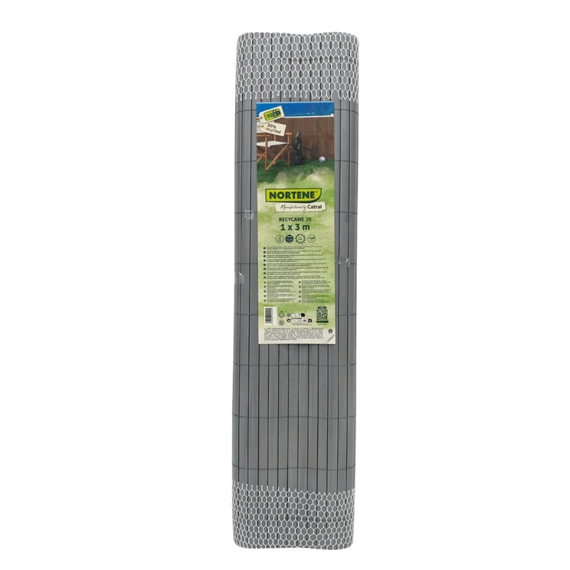 Canisse PVC Essential Recyclane 20mm Pierre Pour Jardins Et Terrasses 1,5x3 M / Multicolore