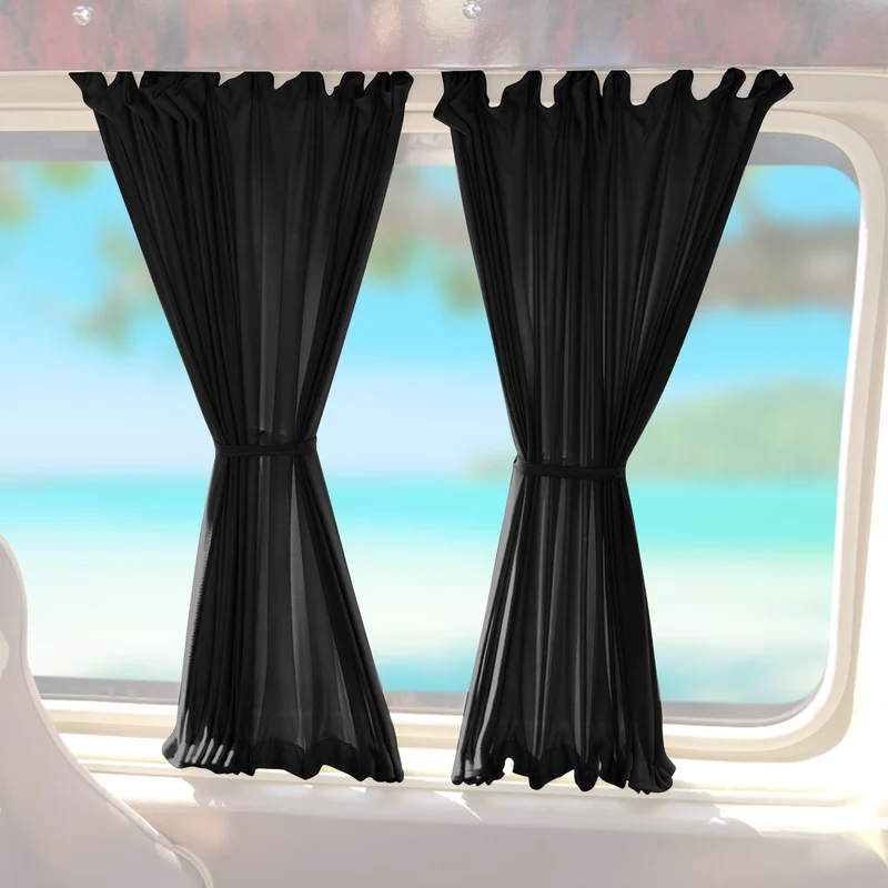Rideaux De Fenêtre pour Citroen Jumpy 2016-26 L2 Porte Coul. Simple & Hayon Noir
