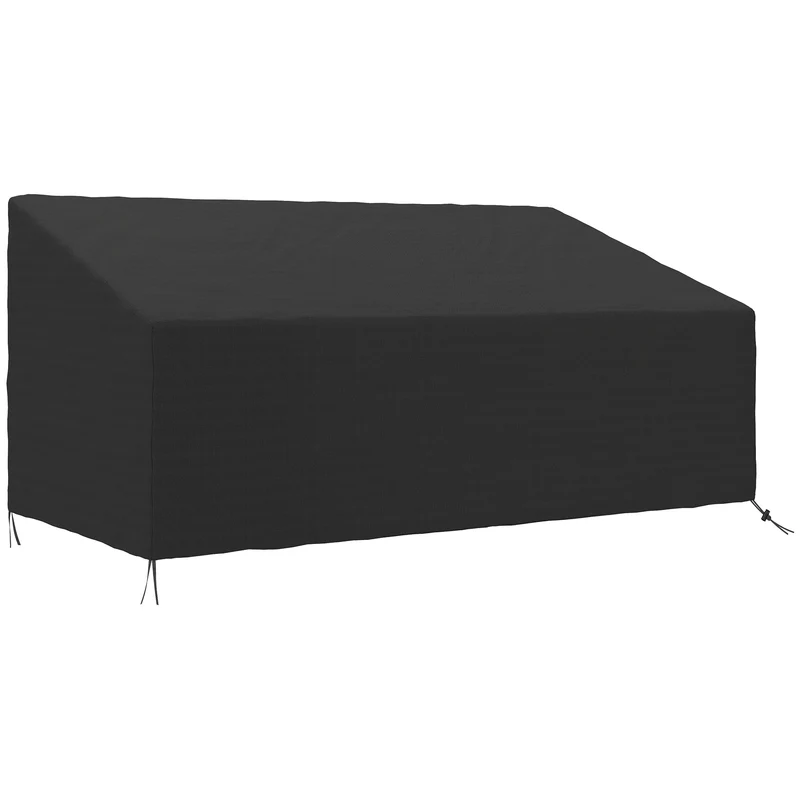 Outsunny Housse Pour Banc De Jardin 3-4 Places Tissu Oxford 600D 218x111x63/101cm