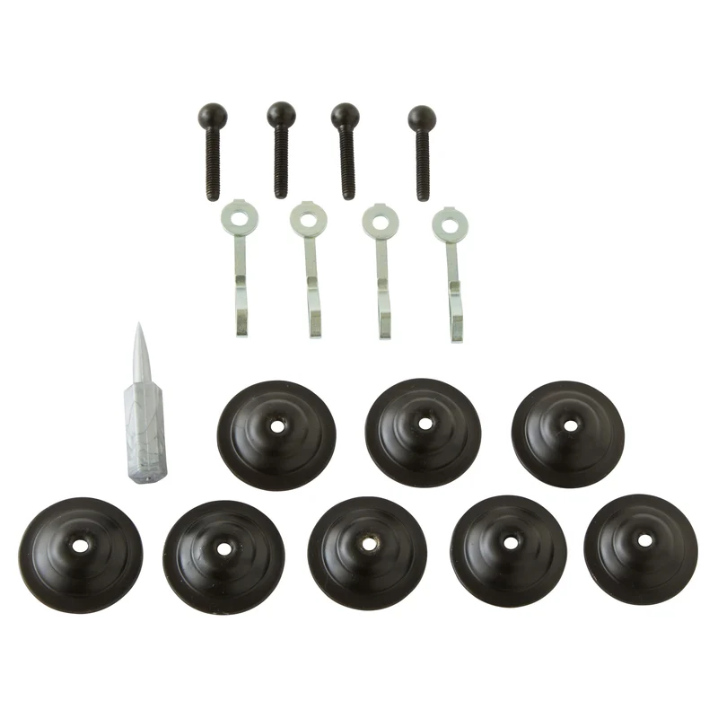 Attache-fix ALMA noir mat
