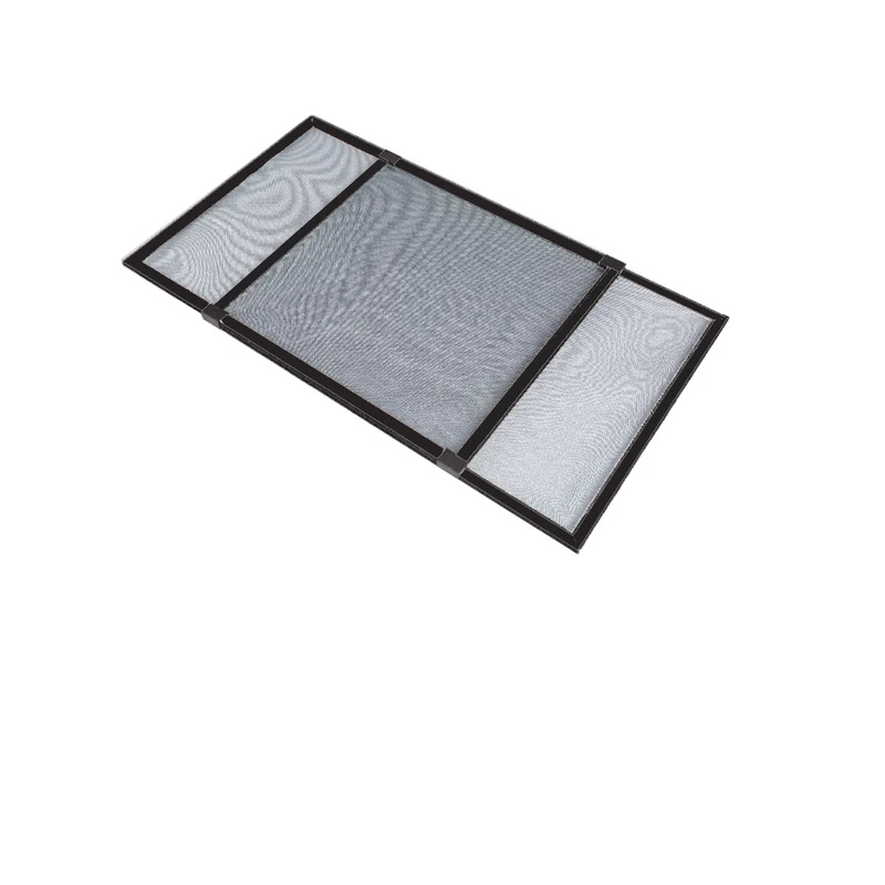PALMAT Fly Screen Easy Slide Insect Net for Windows with Roller Shutter Guides 75 x 50cm up to 142cm