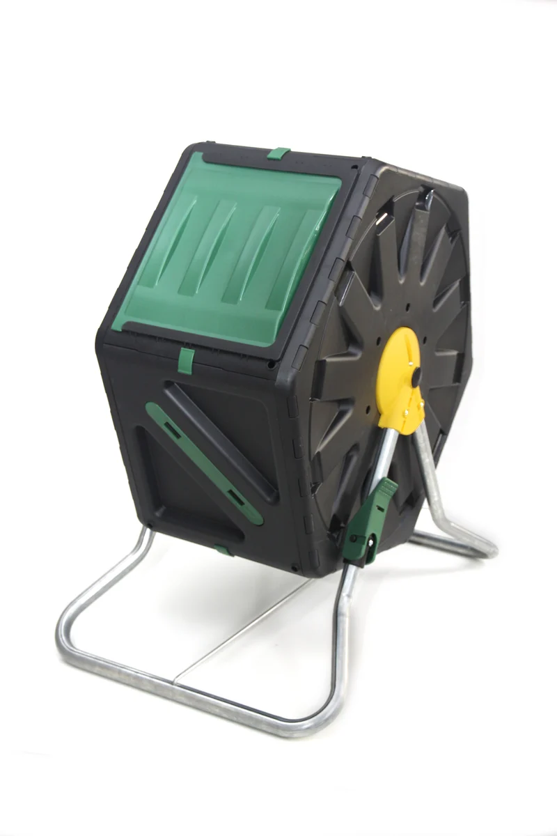 PALMAT Heavy Duty 70 L Chamber Tumbling Composter (18.5 Gallon)