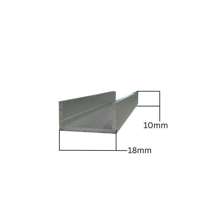 Flaches Aluminiumprofil 18mm(10x6m)