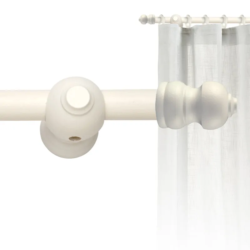 Tringle à rideau Ø30mm Classique Avec anneaux Installation au mur