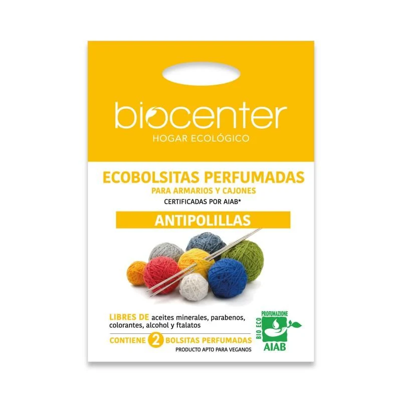 Sachets écologiques anti-mites pour armoire, 2 unités