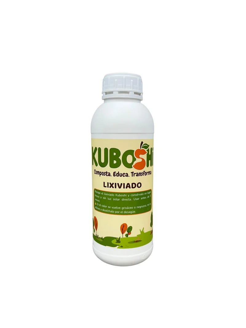 Botella De 1 L Con Tapón Desgasificador Para Lixiviado Kuboshi