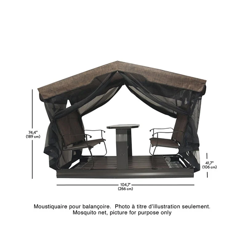 Moustiquaire pour balançoire San Pedro