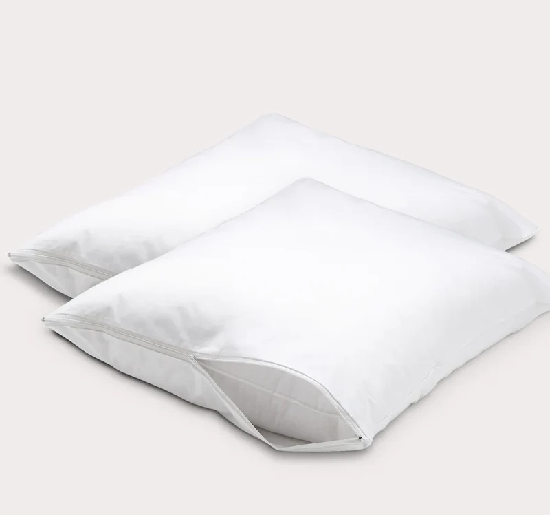 Ensemble de 2 protecteurs en PVC pour oreiller