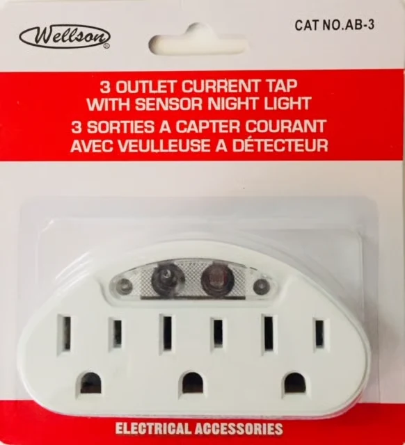 Wellson multiprises avec veilleuse