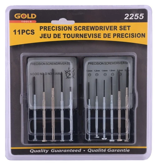 Gold tournevis de précision 11pcs