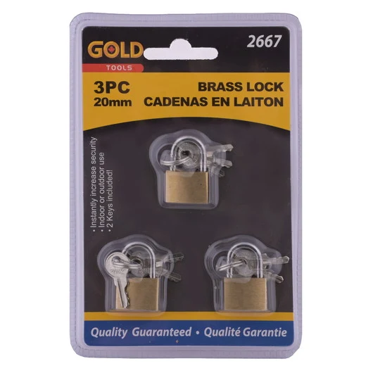 Gold cadenas 20mm pk3