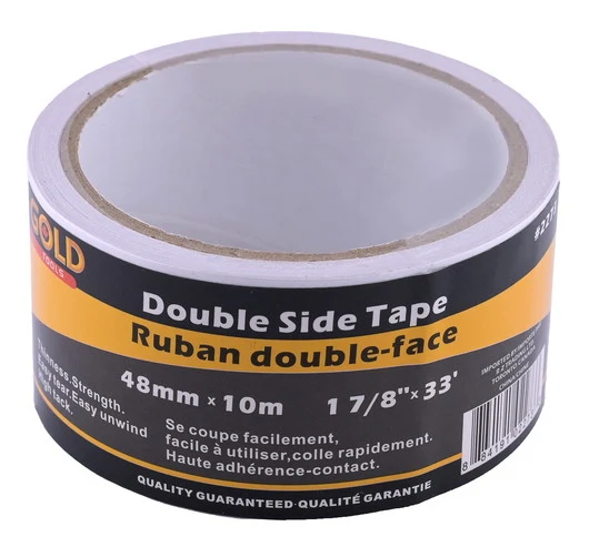 Gold ruban double face 2"