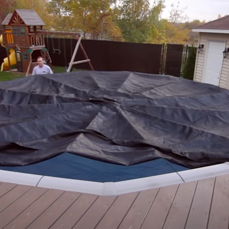 Couverture hivernale filet mesh - Piscine hors terre ovale