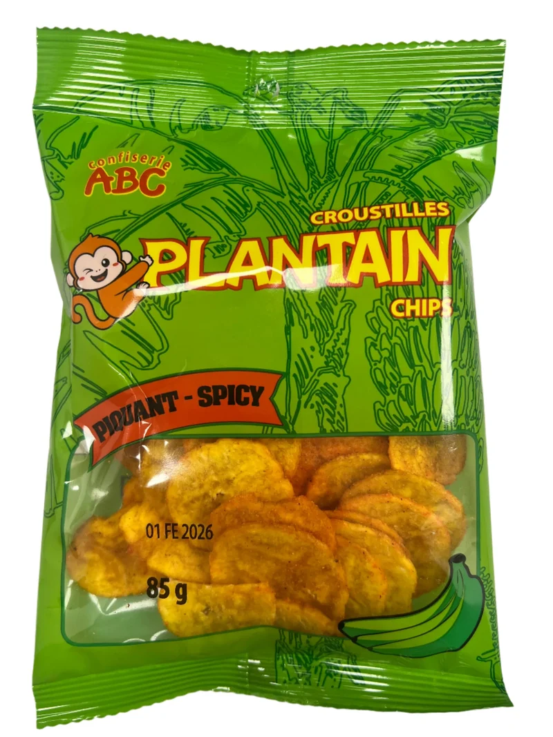 ABC croustilles plantain épicé 85g