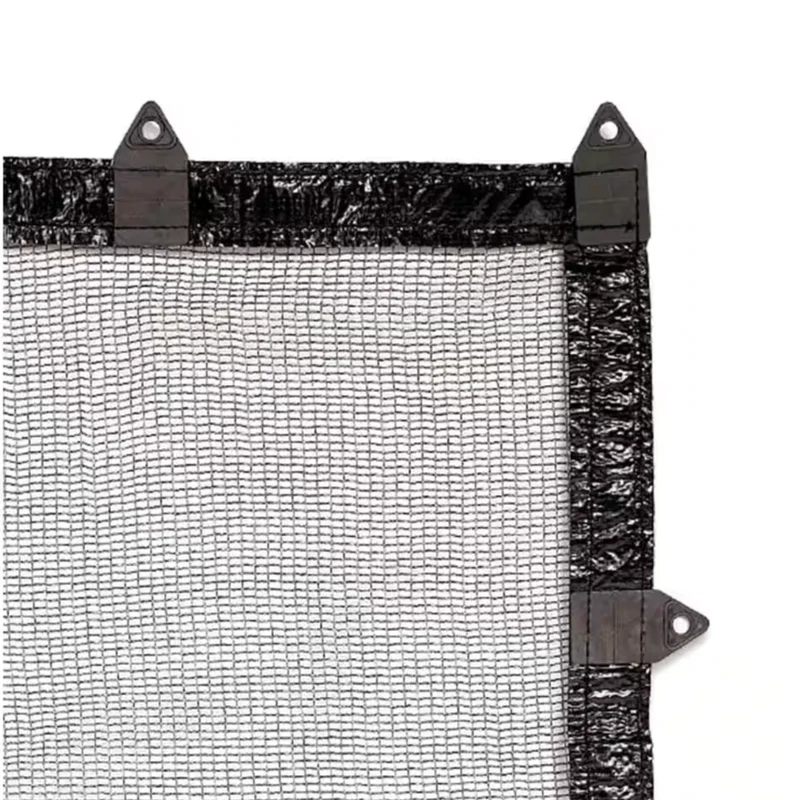 Filet à feuilles avec ourlé pour piscine rectangulaire