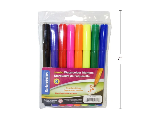 Selectum marqueurs jumbo pk8