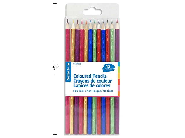 Selectum crayons de couleurs 12pk
