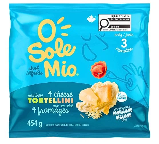 O Sole Mio tortellini 4 fromages 454g