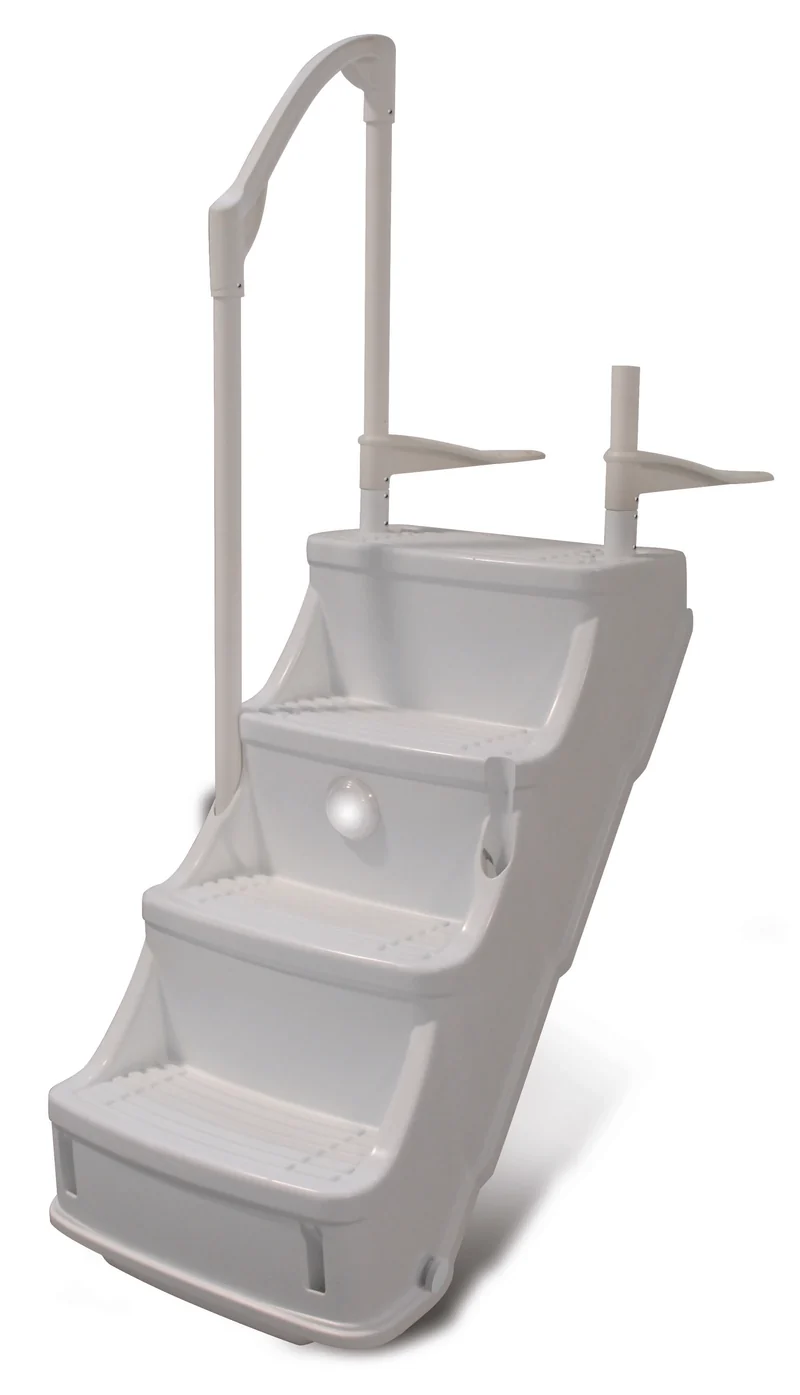 Lumière DEL pour marches de piscine hors terre