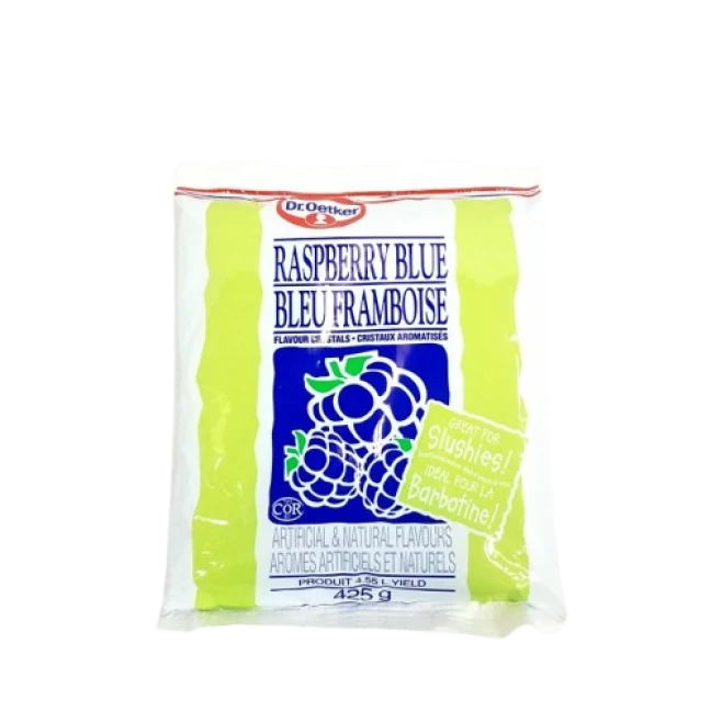 Dr. Oetker cristaux framboise bleu 4.55L