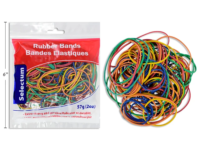 Selectum bandes élastiques assorties 2oz