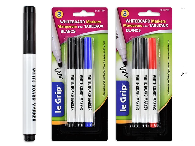 Le Grip marqueurs effaçables 3pcs