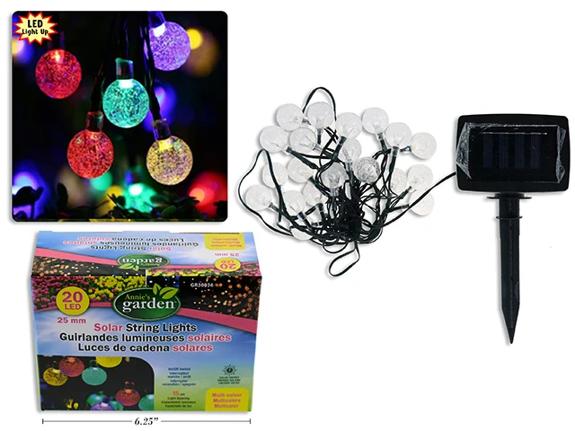 Guirlandes lumineuses solaires pk 20