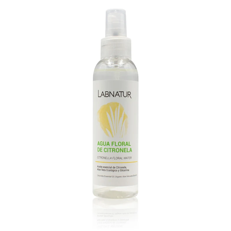 Eau Florale de Citronnelle 125 ml | Brume Naturelle Anti-Moustiques | Hydrolat Rafraîchissant | Répulsif Naturel