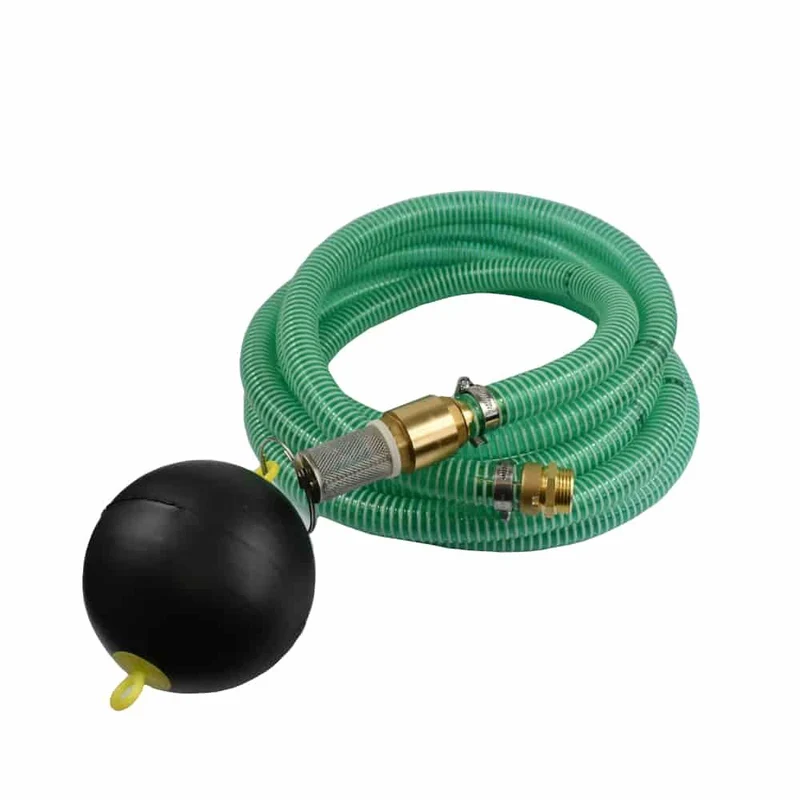 Kit Tuyau d'Aspiration et de Refoulement de 1 Pouce avec Crépine Flottante, 10m
