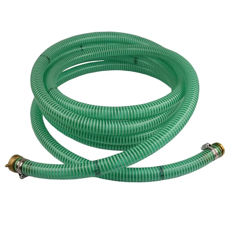 1/25mm Tuyau D'Aspiration Et De Refoulement Avec Raccord Mâle 1 + Raccord Femelle 1 2/3 10m