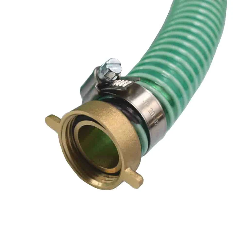 Tuyau d'aspiration et de refoulement, 1 pouce, 2m, avec raccords
