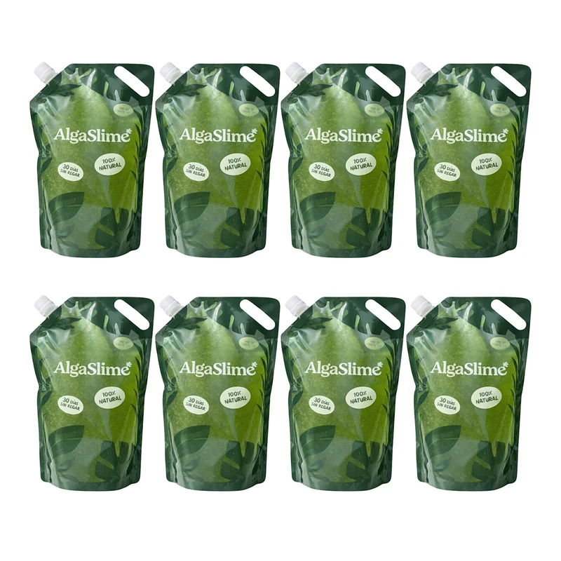 Pack 8x Gel de Riego para Plantas con Microalgas Vivas AlgaSlime 1l