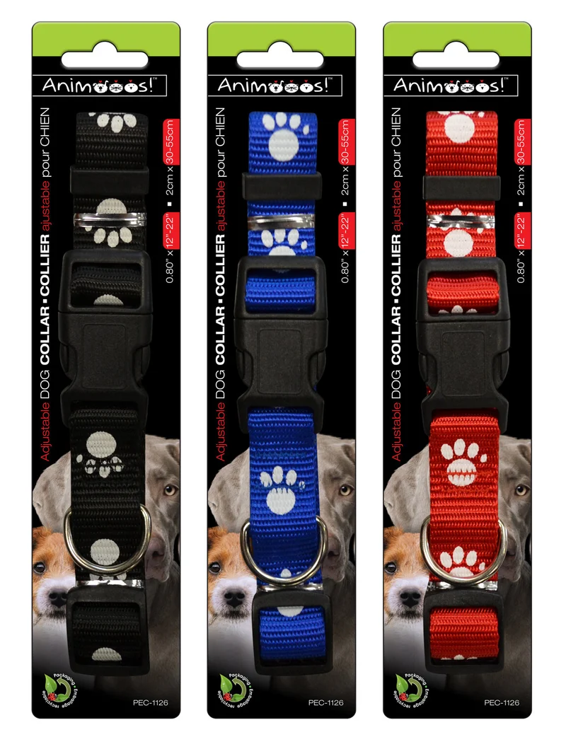 Animooos collier pour chien 0.8"
