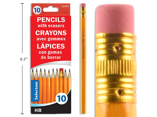 Selectum crayons à mine HB pk10