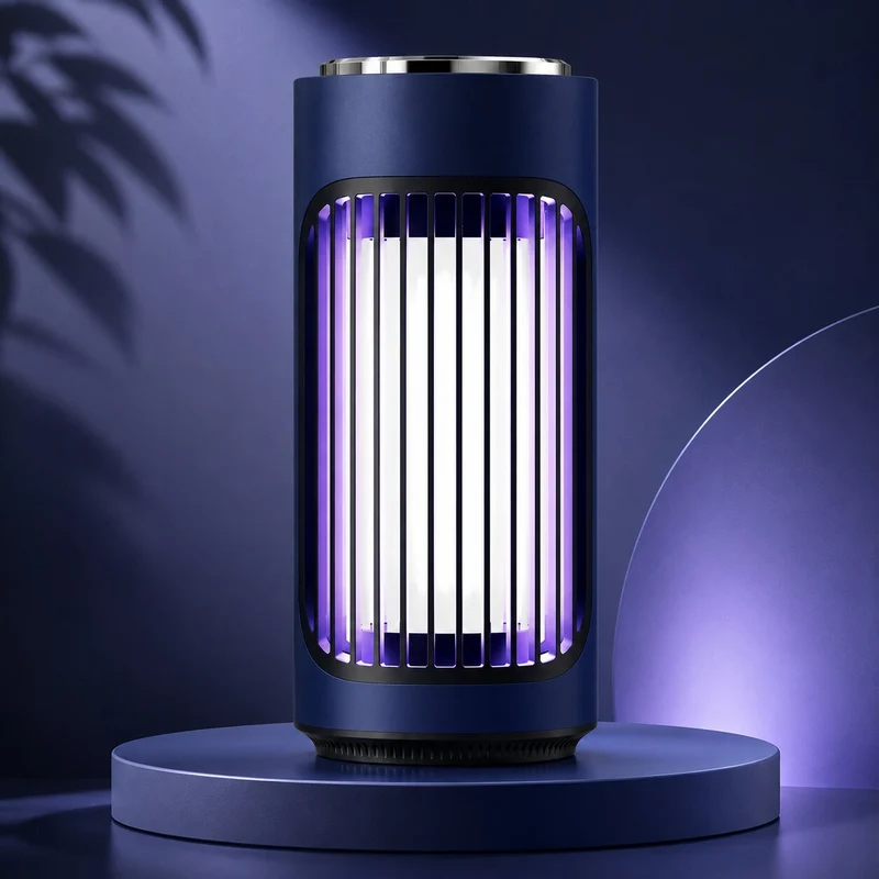 Tragbare UV Insektenlampe mit Akku | Nachtfalk