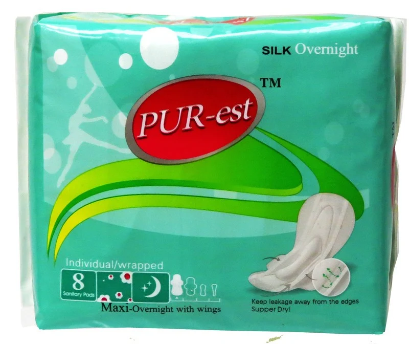 Pur-est serviettes protège-nuit pk8