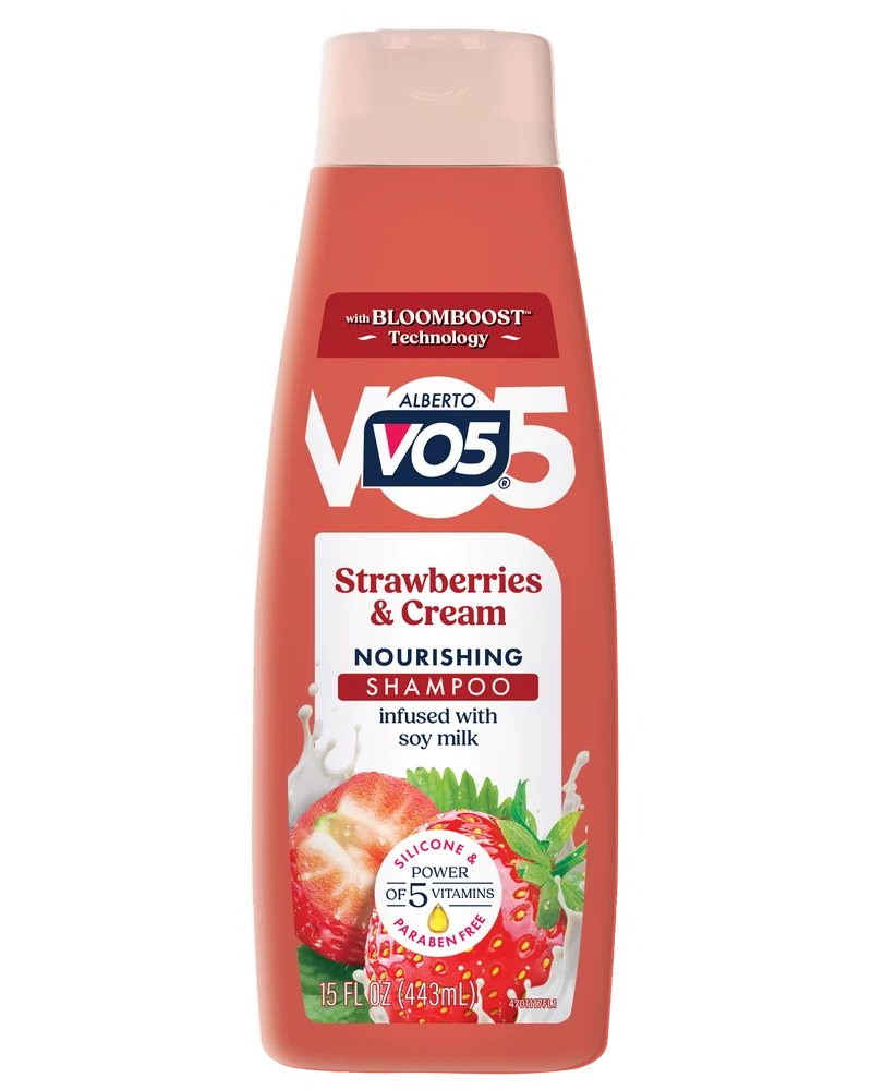 V05 shampoing pour cheveux fraise et crème 443ml